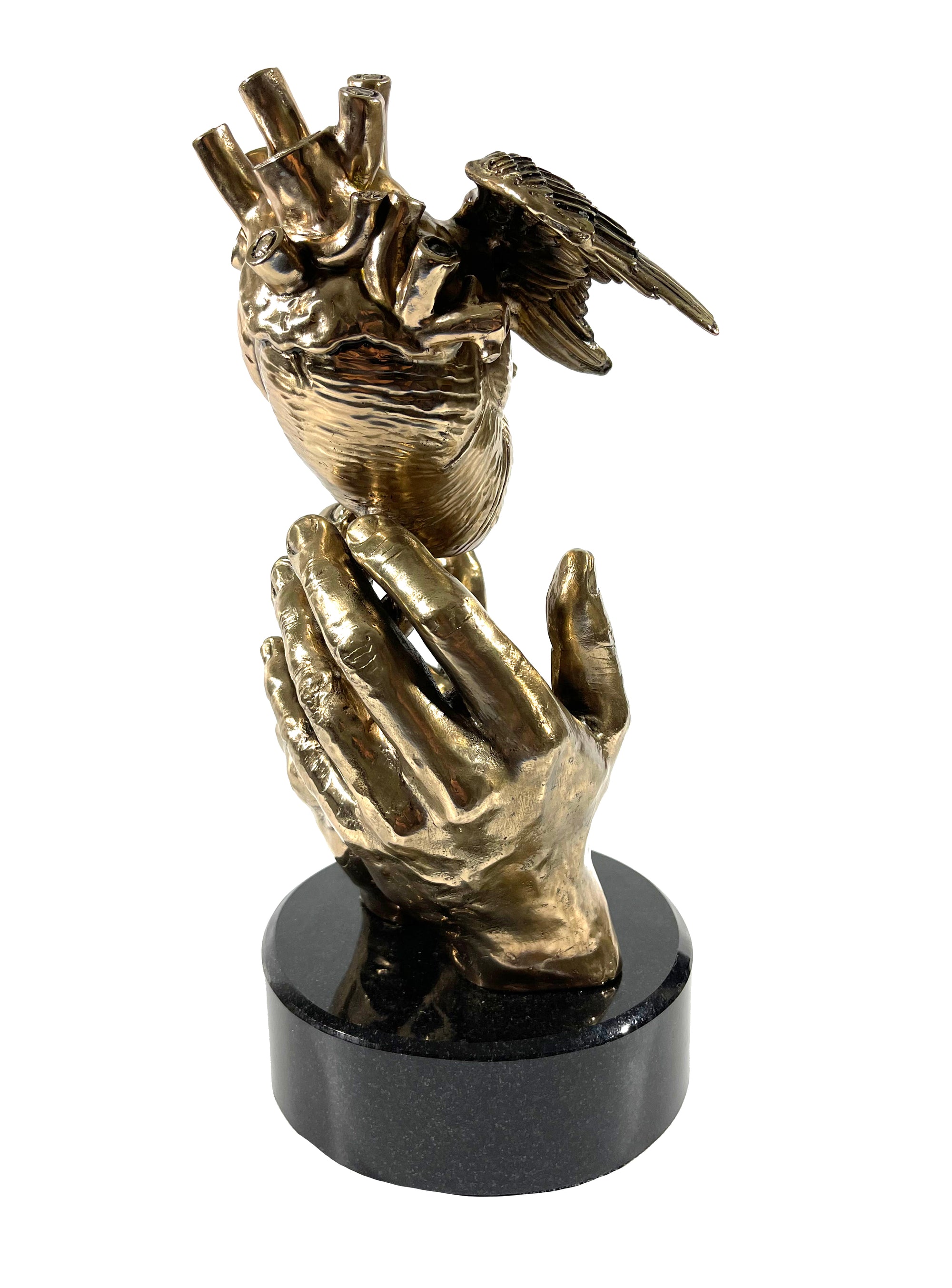 Freedom Love - 14" Bronze Sculpture