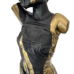 Shedding Layers 18" - Gold/Matte Blk Drip