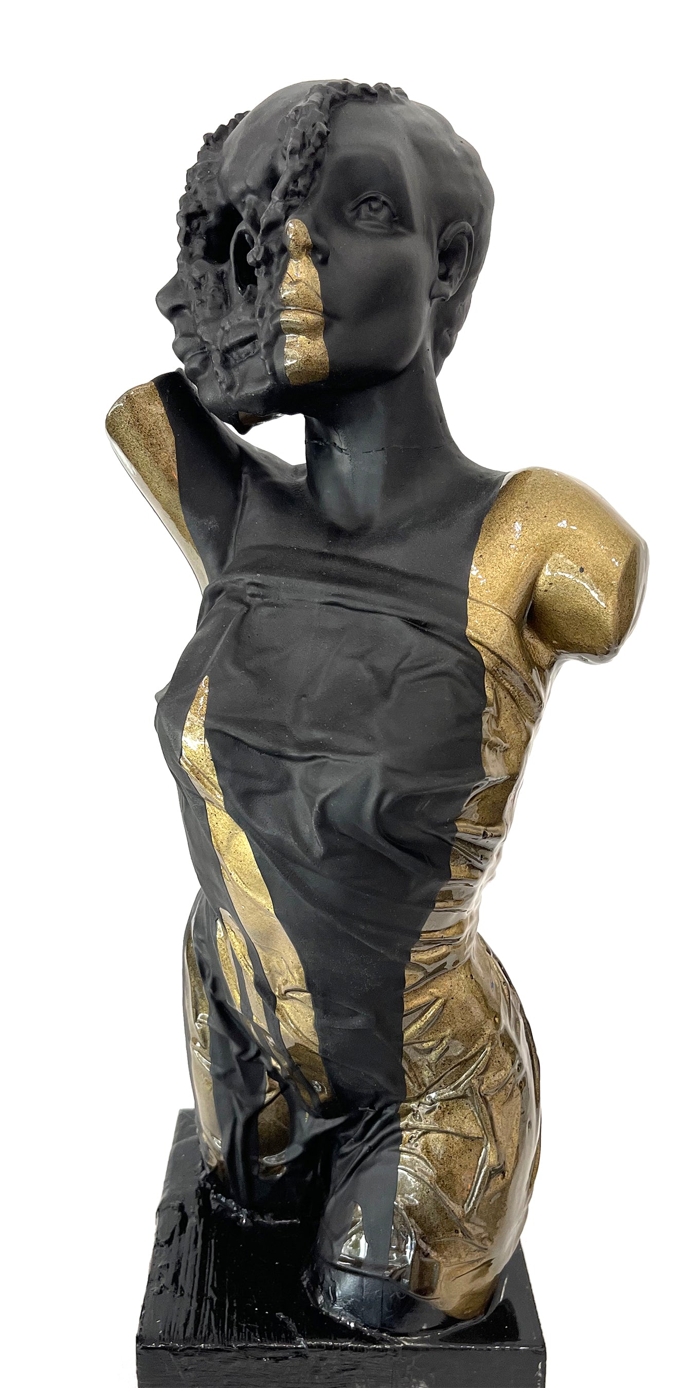 Shedding Layers 18" - Gold/Matte Blk Drip