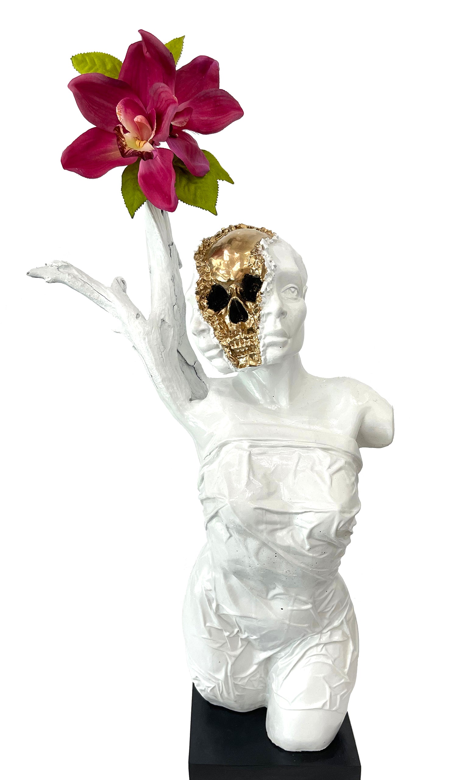 Shedding Layers 28" - Orchid (wht/gold)