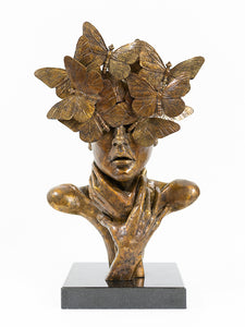 Beautiful Struggle - 19" Bronze Sculpture