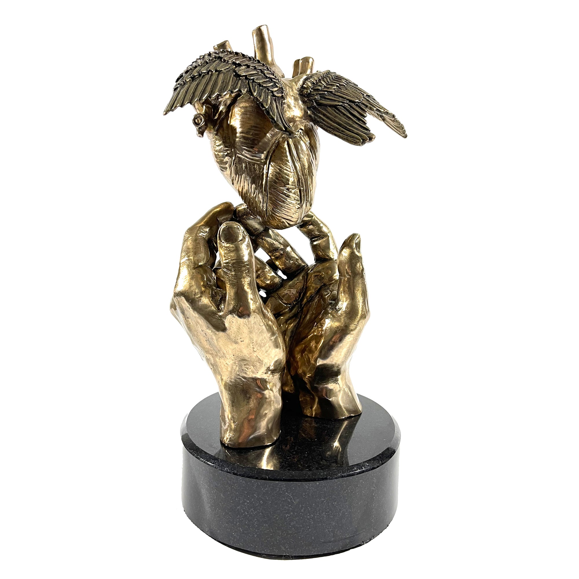 Freedom Love - 14" Bronze Sculpture