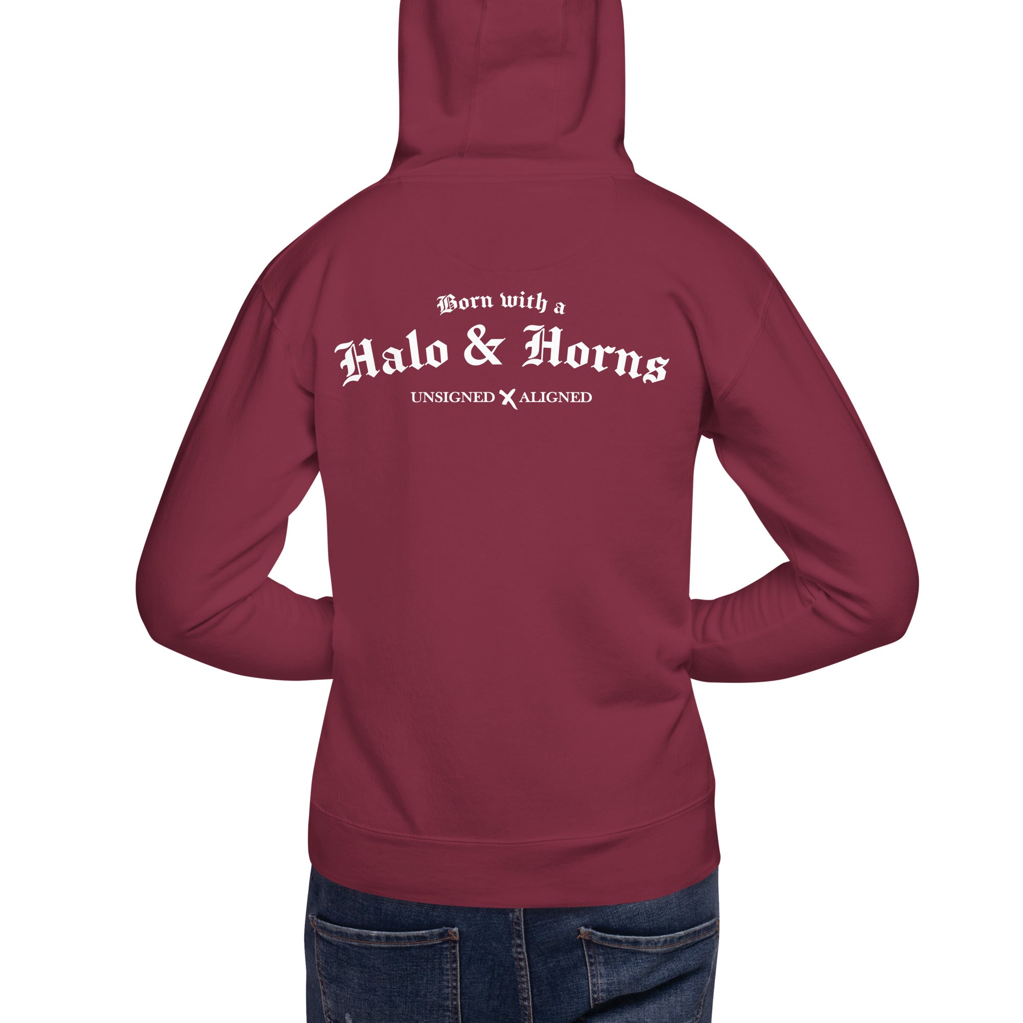 Halo & Horns- Unisex Hoodie (+ more colors)