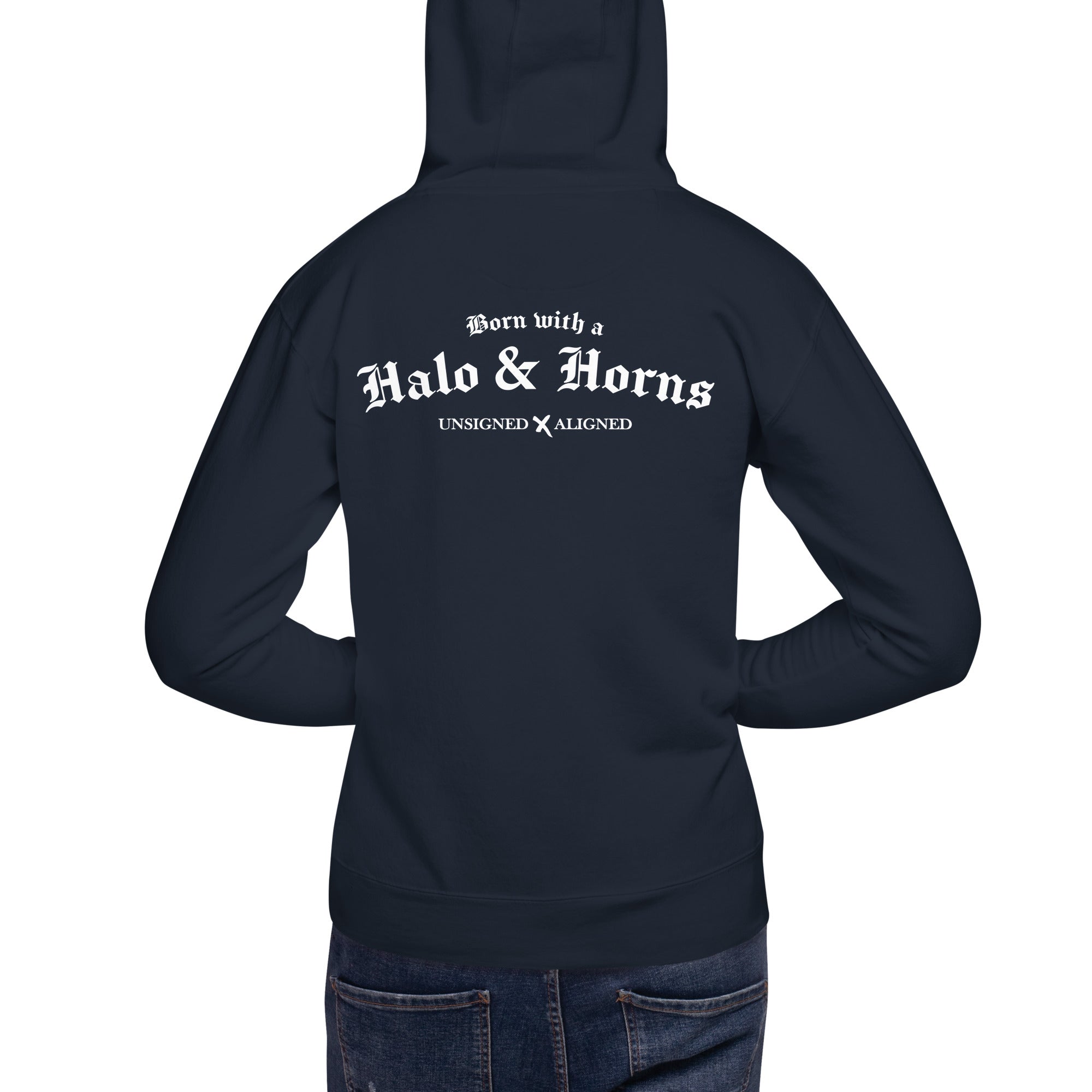 Halo & Horns- Unisex Hoodie (+ more colors)